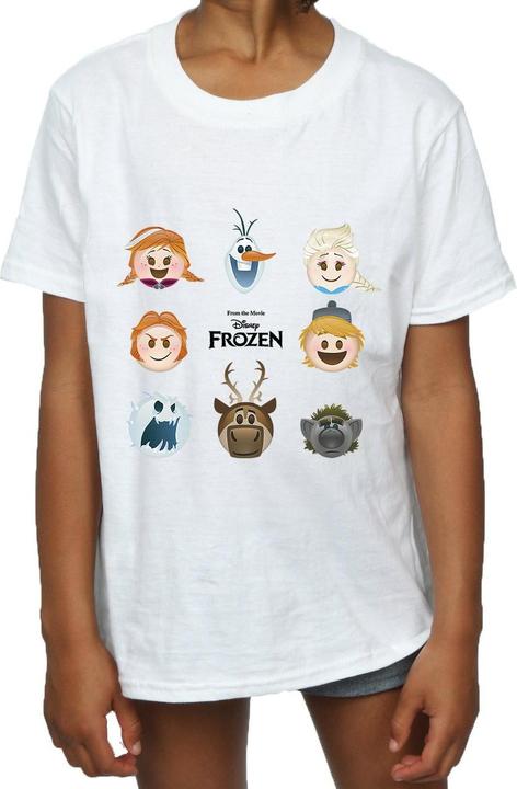 Produktbild Disney Frozen Mädchen Köpfe TShirt aus Baumwolle (152, 158)