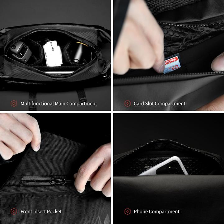 Actual product image VSGO Black Snipe 4L Sling Bag (Camera shoulder bag, 4 l)