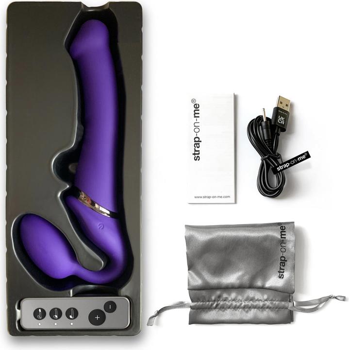 Actual product image Strap-on-me Vibrating Bendable Strap-on