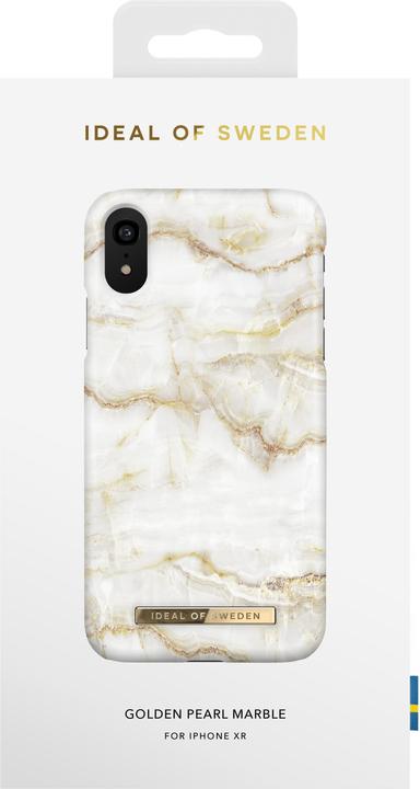 Image du produit iDeal Of Sweden Couverture rigide Designer Golden Pearl Marble (Apple iPhone XR)