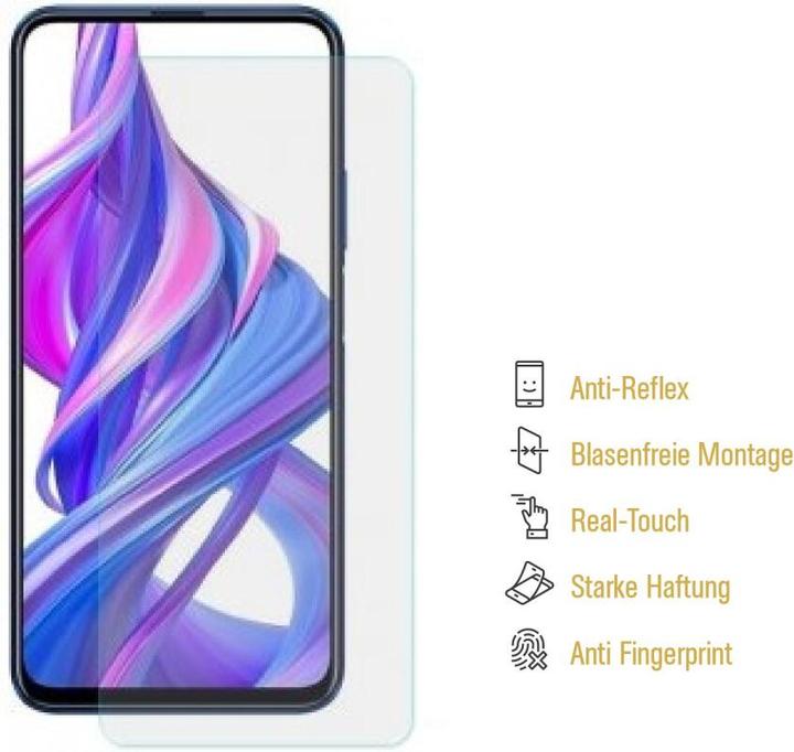 Actual product image Protectorking 2x Displayschutzfolie matt Anti-Reflex entspiegelt (2 Piece, Honor 9X)