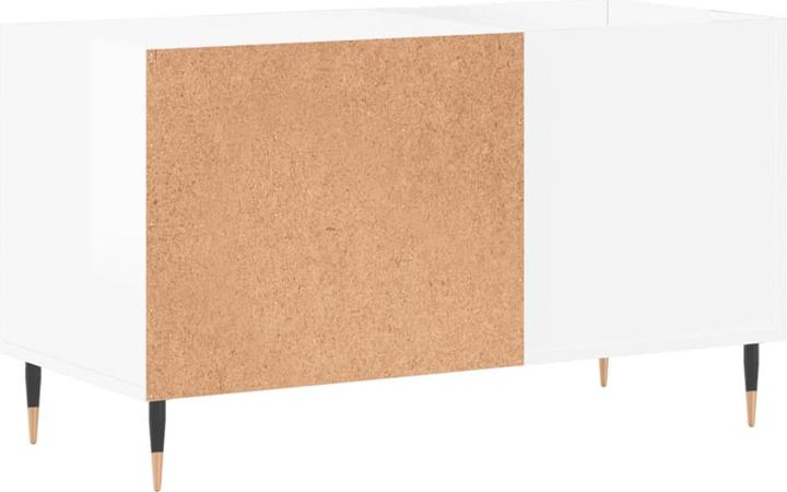 Produktbild VidaXL Plattenschrank Hochglanz-Weiss 85x38x48 cm Holzwerkstoff