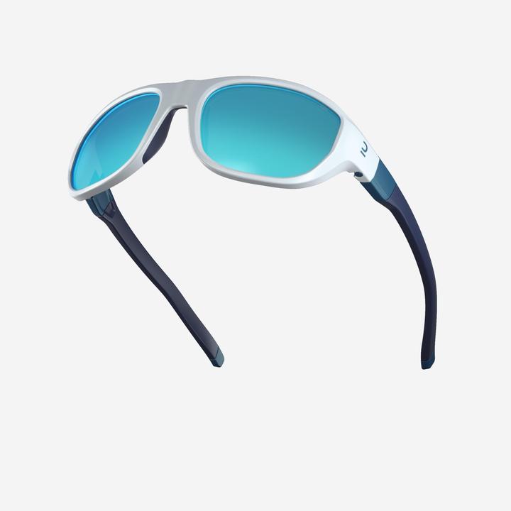 Actual product image Quechua Hiking sunglasses MH T500 children 6-10 years category 4 dark blue/orange