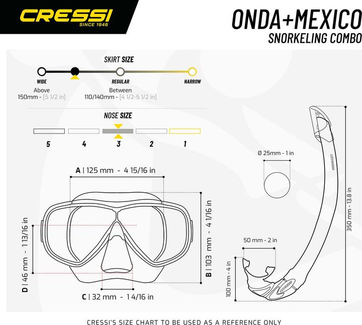 Produktbild Cressi Onda + Mexico