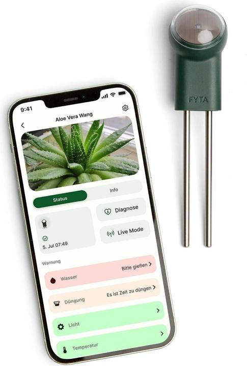 Capteur intelligent pour plantes d'intérieur, 1 pièce (Sonde d'irrigation)