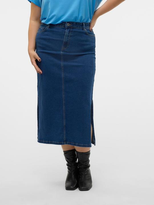 Immagine prodotto Vero Moda VMCSERENA Gonna lunga a vita alta in denim (46)