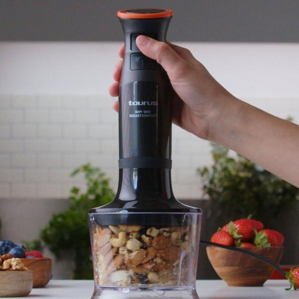 Actual product image Taurus Bapi 1200 Rocket Complet, Immersion blender, 0.5 L, Ice crushing, 1200 W, Black, Stainless st