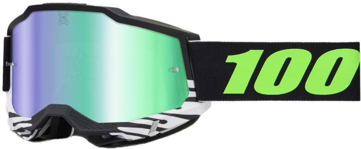 Produktbild 100% Accuri 2 UTV Goggle KB43 - Mirror Green (Schwarz, Photochromic)