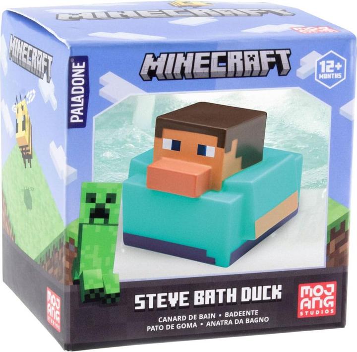 Actual product image Paladone Products Minecraft Steve Bath Duck