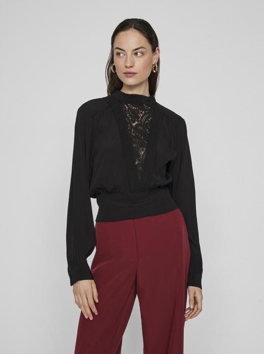 Actual product image Vila High Neck Top with Long Sleeves (38)