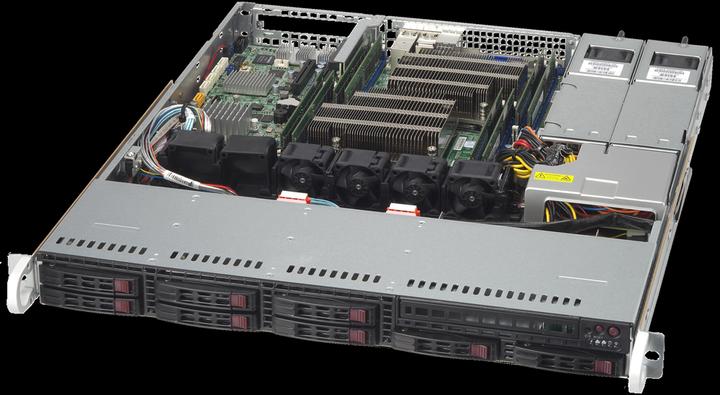 Actual product image Supermicro SC113M FAC2-R804CB - Rack mounting