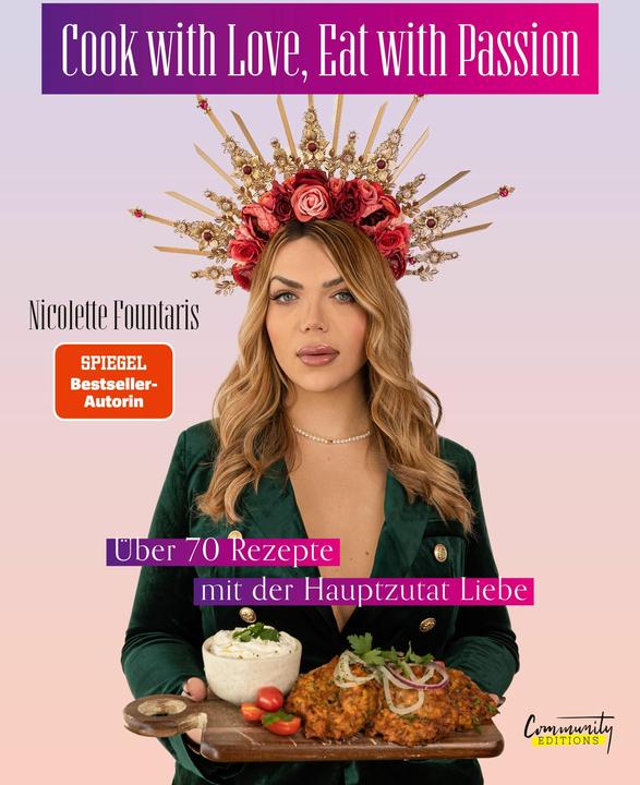 Immagine prodotto Cook with Love, Eat with Passion (Tedesco, Mademoiselle Nicolette, Nicolette Fountaris, 2023)