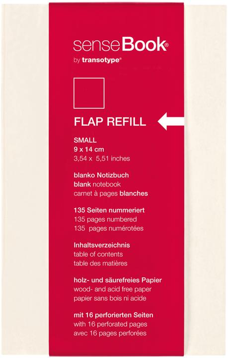 Transotype senseBook Flap Refill