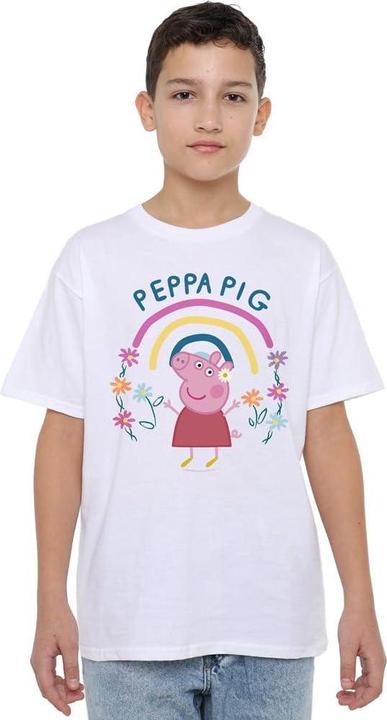 Immagine prodotto Peppa Pig Maglietta Arcobaleno Floreale Bambini (152, 158)