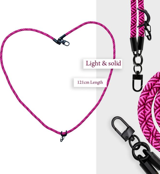 Produktbild Cadorabo Handykette für Oppo FIND X2 LITE Necklace Hülle mit verstellbarem Kordelband