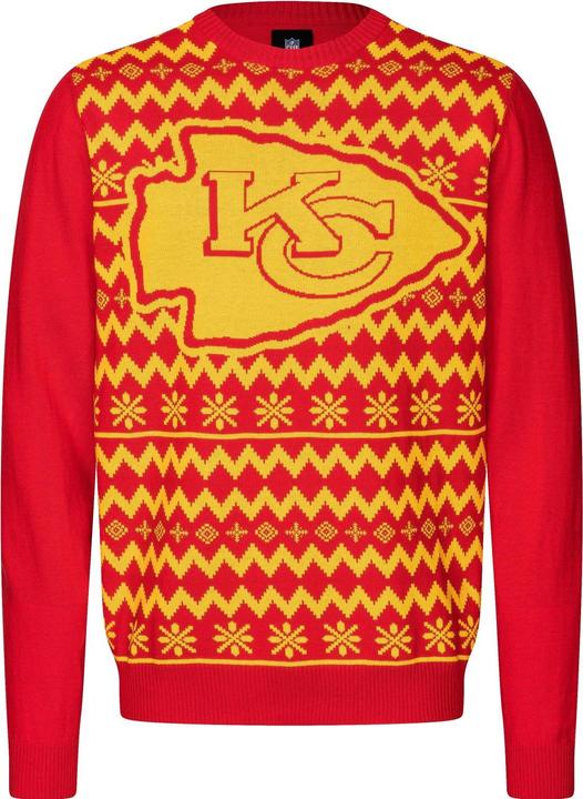 Actual product image Foco NFL Winter Sweater Knit Sweater Kansas City Chiefs - S (S)