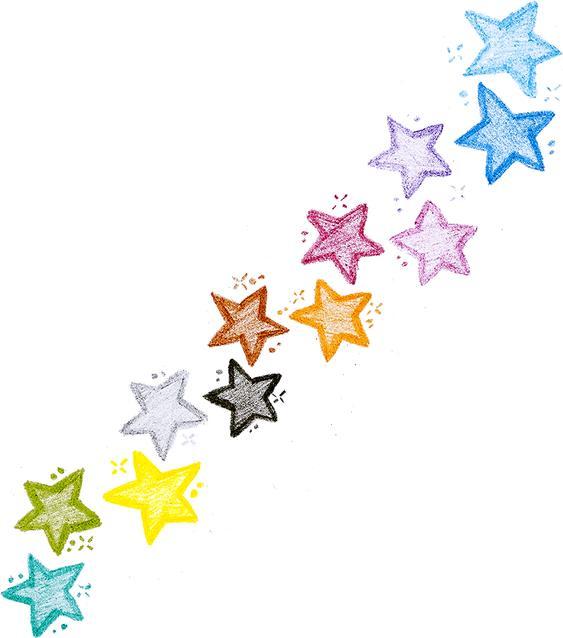 Image du produit Kolorowe Baloniki Stack of Stars (Multicolore, 24 x)