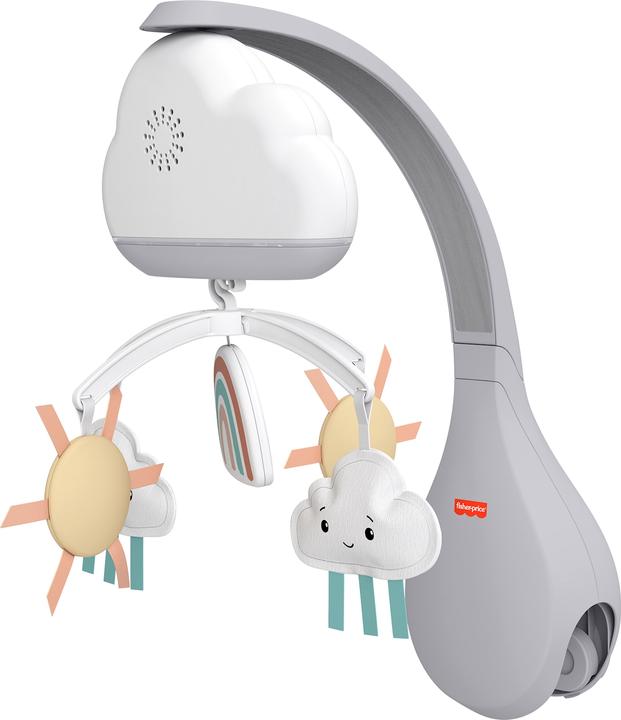 Productafbeelding Fisher-Price Mobiel en muziekdoos voor babybedje Regenboog