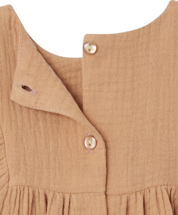 Actual product image Vertbaudet Embroidered muslin baby dress (80)