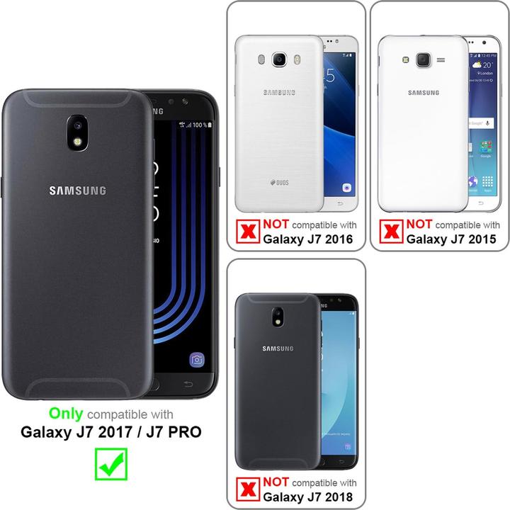 Immagine prodotto Cadorabo Copertura della cassa del silicone liquido TPU (Samsung Galaxy J7 2017)