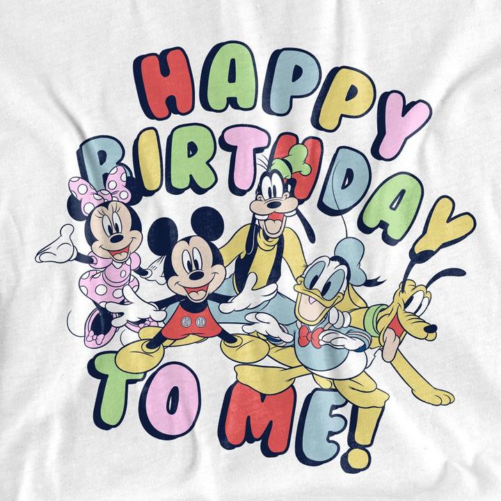 Produktbild Mickey Mouse Happy Birthday To Me! TShirt (XXL)