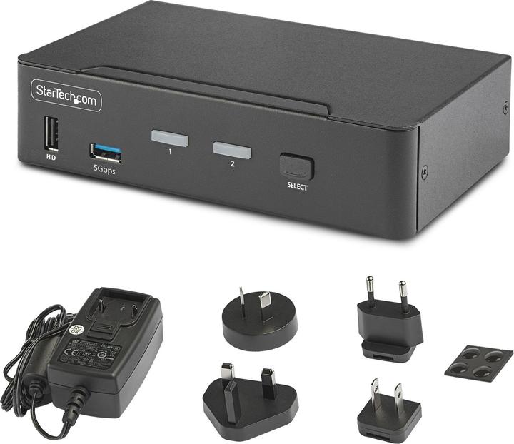 Actual product image StarTech D86A2-2-PORT-8K-KVM
