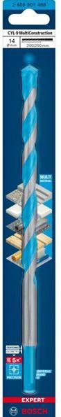 Immagine prodotto Bosch Professional Zubehör Trapano multi-costruzione EXPERT CYL-9, 14 x 150 x 200 mm (14,00 millimetri)