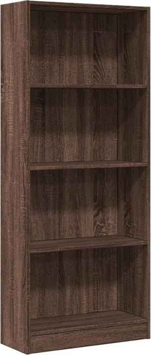 Image du produit VidaXL Bücherregal Regal Standregal Büroregal Aktenregal Braun Eichen-Optik (60 x 24 x 143 cm)
