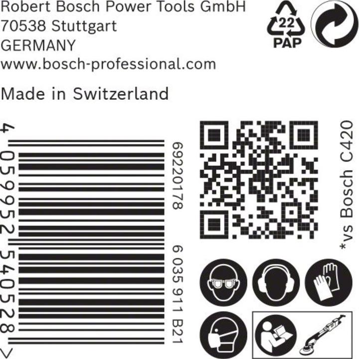 Actual product image Bosch Professional Zubehör Expert M480 Sanding net for drywall sander, 225 mm, G 320, 25 pcs. (320)