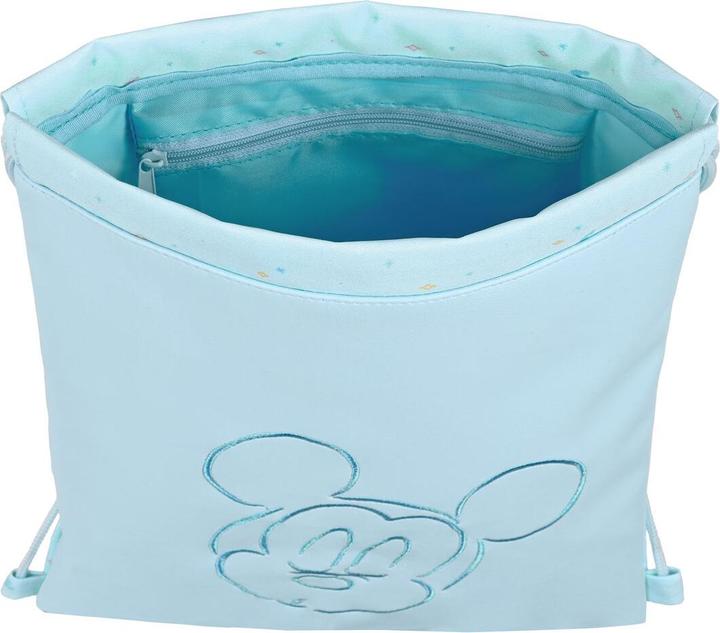 Produktbild Mickey Mouse Club House Rucksacktasche mit Bändern Mickey Mouse Clubhouse Hellblau (26 x 34 x 1 cm)