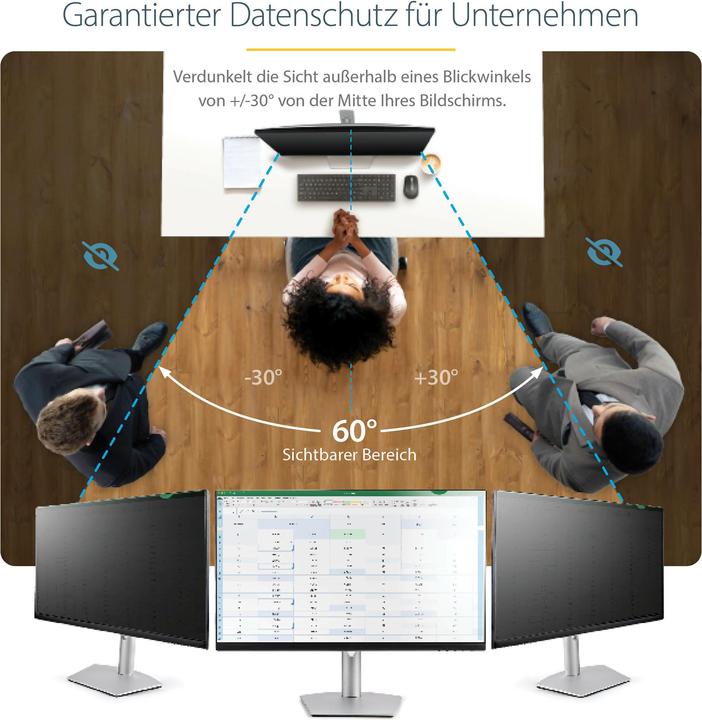 Actual product image StarTech PRIVACY-SCREEN-20M Privacy Filter Frameless -Privacy (20 inch) (20", 16 : 9)