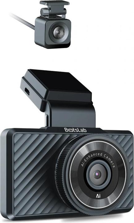 Actual product image Botslab Dash + Rear Camera G500H Pro, 3K, GPS, Wi-Fi, 3inch LCD, black (Built-in display, GPS receiver, Wi-Fi, Full HD)