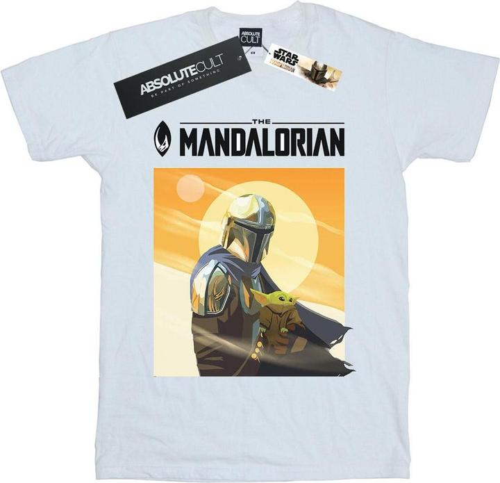 Immagine prodotto Star Wars The Mandalorian The Child Two Moons Maglietta Uomo (XL)