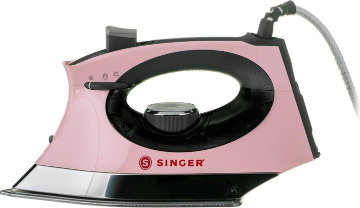Produktbild Singer Dampfbügeleisen STEAMCRAFT ROSA/GRY (2600 W, 75 g/min)