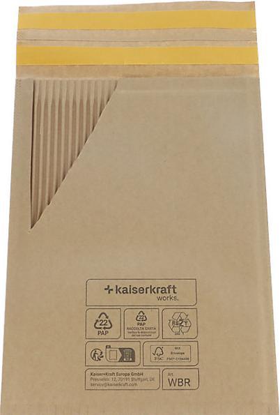 Produktbild kaiserkraft Versandtasche Wavebag™ Return terra (75 x)