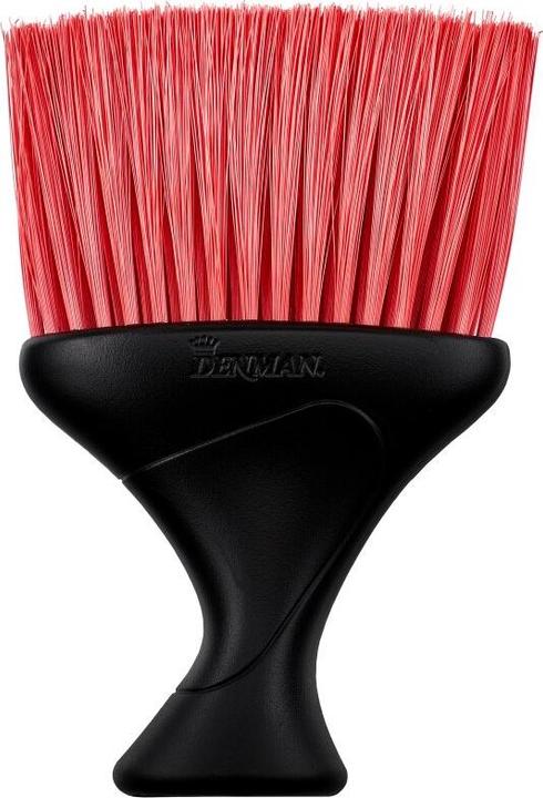 Image du produit Denman D78 Plumeau de cou, noir avec poils rouges