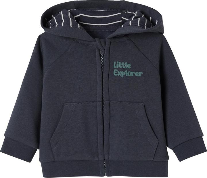Vertbaudet Baby Kapuzensweatjacke mit Reissverschluss, Recycling-Polyester