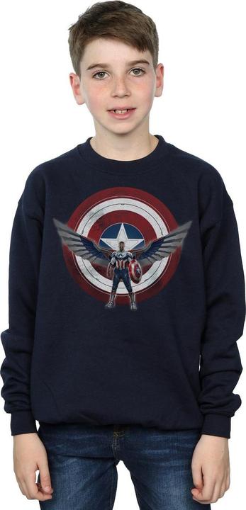 Image du produit - Sweat FALCON AND THE WINTER SOLDIER CAPTAIN AMERICA SHIELD POSE - Garçon (116)