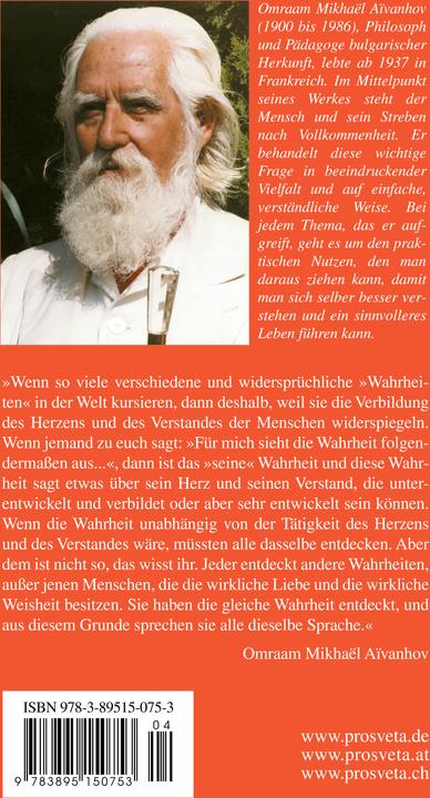 Image du produit La vérité, fruit de la sagesse et de l'amour (Allemand, Omraam Mikhael Aivanhov., 2001)