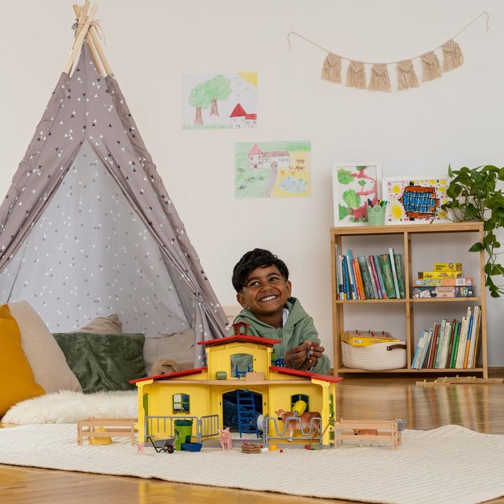 Immagine prodotto Schleich Grande stalla con animali e accessori