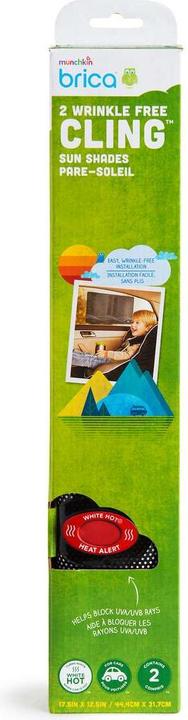 Immagine prodotto Munchkin Brica White Hot® Static Cling™ parasole per finestrino auto - 2 pezzi Raggi UVA/UVB