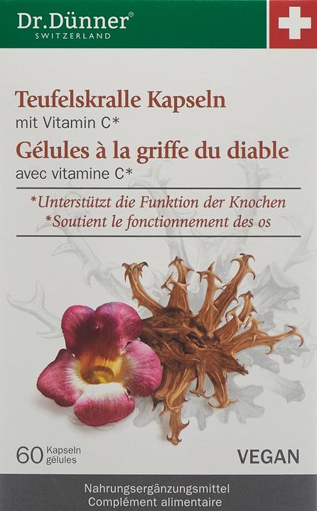 Produktbild Dr. Dünner Teufelskralle Kaps (60 Stück, Kapseln, 67 g)