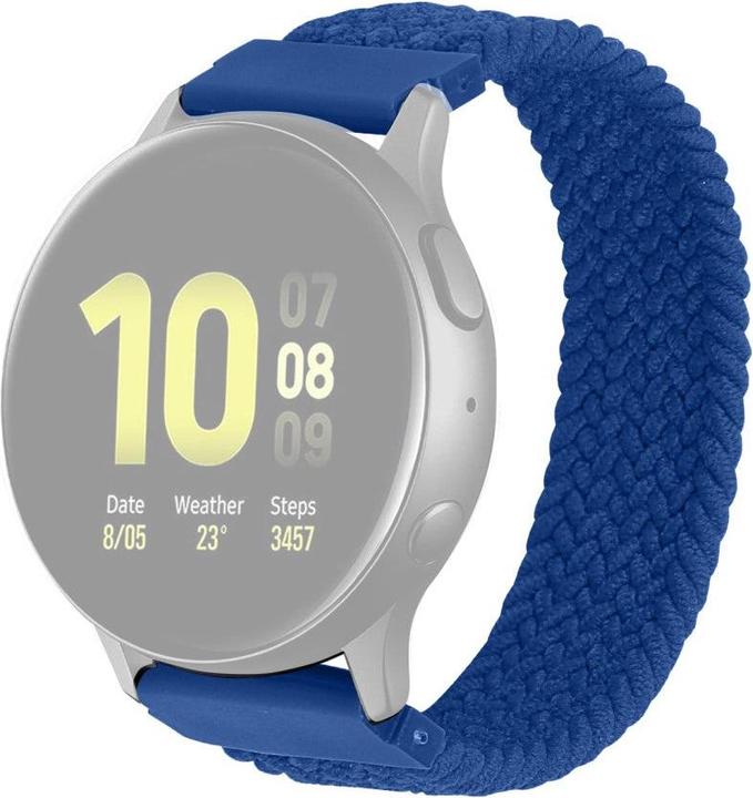 Produktbild Cover-Discount 22mm Nylon Armband Loop blau (22 mm, Silikon)