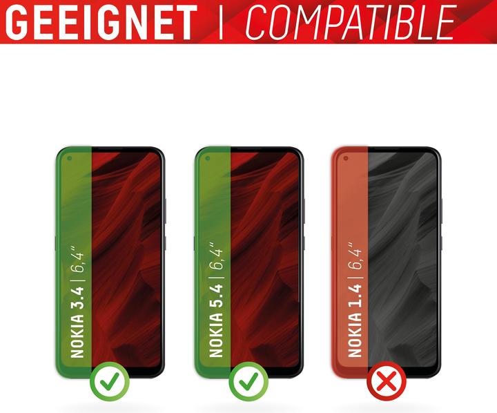 Productafbeelding Displex Smart Glass, Displayschutzfolie (1 Stuk, Nokia 5.4, Nokia 3.4)