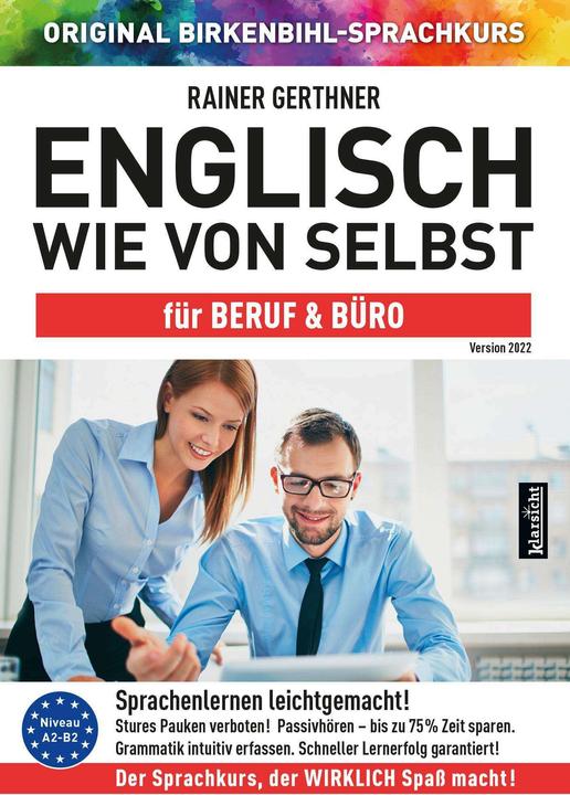 Immagine prodotto Gerthner:English as if by itself for (Inglese, Rainer Gerthner, Corso di lingua originale di Birkenbihl, Scorpione di betulla Vera F., 2021)