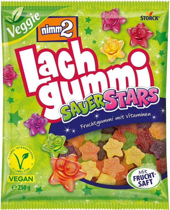 Produktbild nimm2 Lachgummi Sauer Stars (1 Stk., 250 g)
