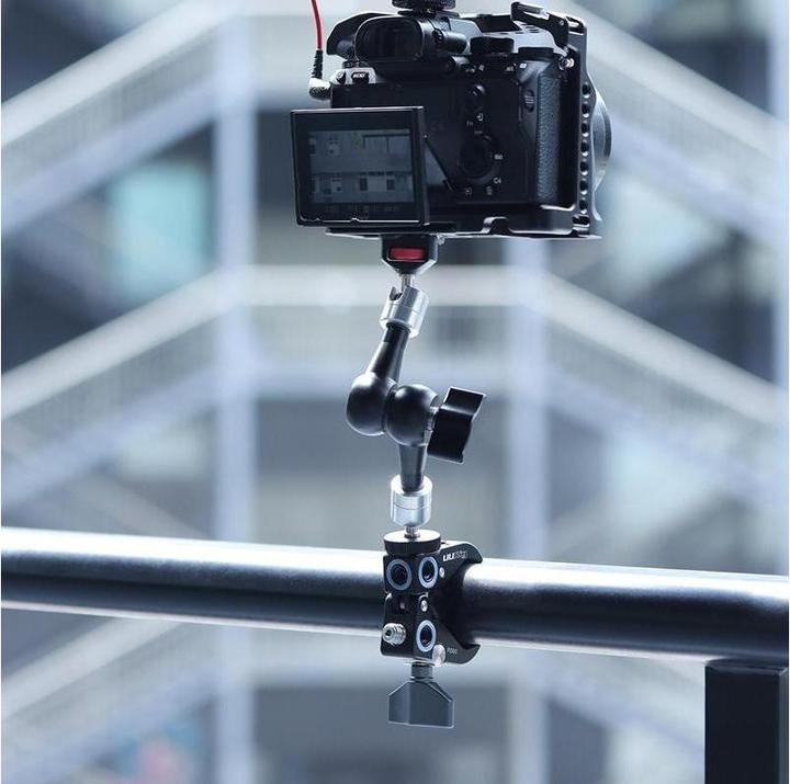 Actual product image Ulanzi Super Clamp Crab Rod Clip (Metal) (Screws, Mounting bracket)
