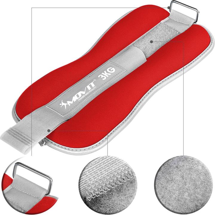 Actual product image Movit Weight cuffs (2 x 3 kg)