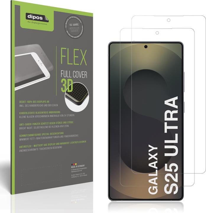 Actual product image Dipos Full Cover Screen Protector Matte (1 Piece, Samsung Galaxy S25 Ultra)