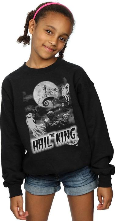 Produktbild Disney Nightmare Before Christmas Hail The King Sweatshirt Mädchen (128)